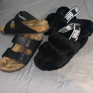 Black Ugg oh yeah & black Birkenstocks women